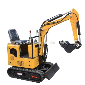 Hydraulic Crawler Backhoe Mini Excavators AW-10 With Canopy